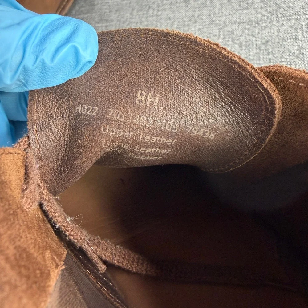 J.Crew MacAlister Desert Boots Mens 8.5 Brown Suede Leather Lace Up Chukka H022